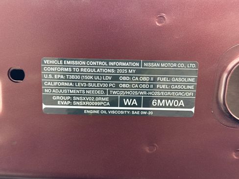 Used 2025 Nissan Sentra SV FWD image 20