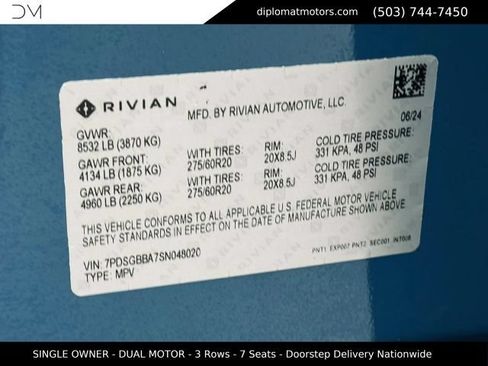 Used 2025 Rivian R1S Adventure AWD/4WD image 54