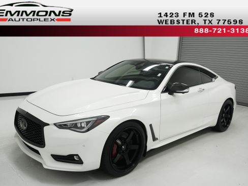 Used 2021 INFINITI Q60 Red Sport 400 w/ Carbon Fiber Package AWD/4WD image 1