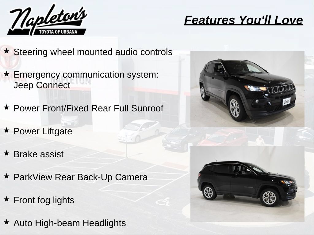 Used 2025 Jeep Compass Latitude w/ Sun & Sound Group AWD/4WD image 14