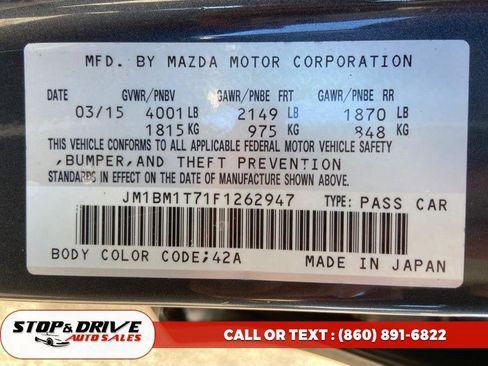 Used 2015 MAZDA MAZDA3 i SV image 20