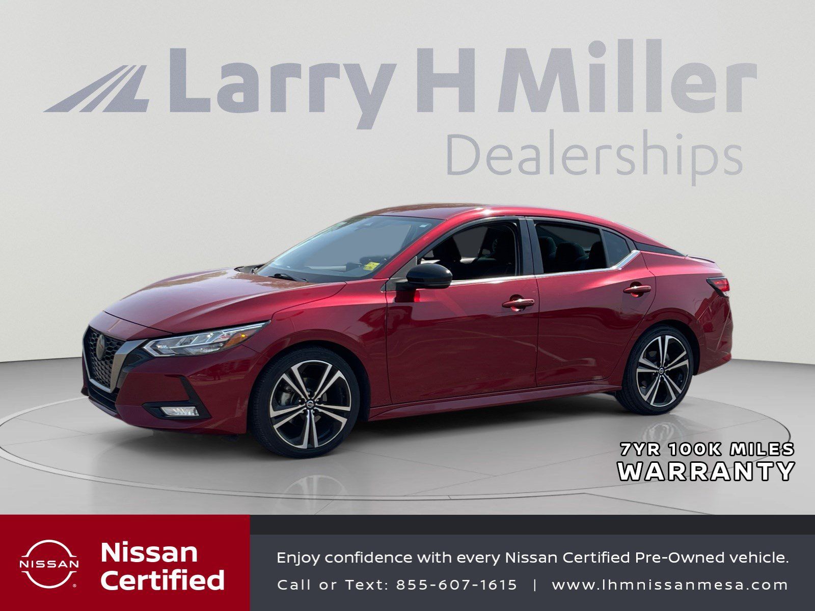 Certified 2022 Nissan Sentra SR FWD image 1