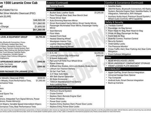 Used 2021 RAM 1500 Laramie image 31