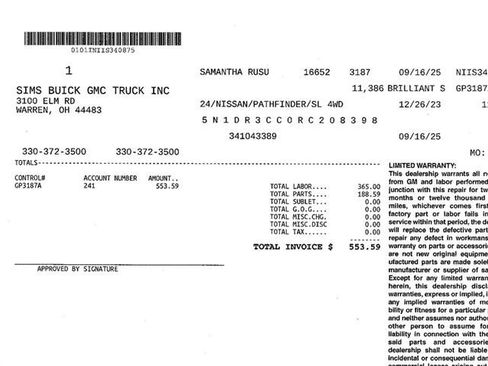 Used 2024 Nissan Pathfinder SL w/ Cargo Package image 6