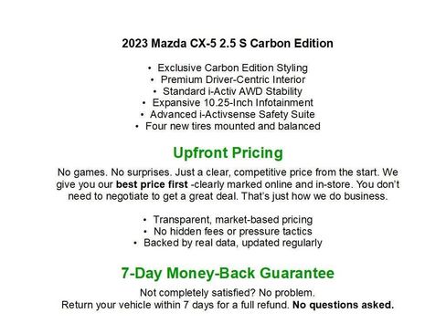 Used 2023 MAZDA CX-5 Carbon Edition AWD/4WD image 1