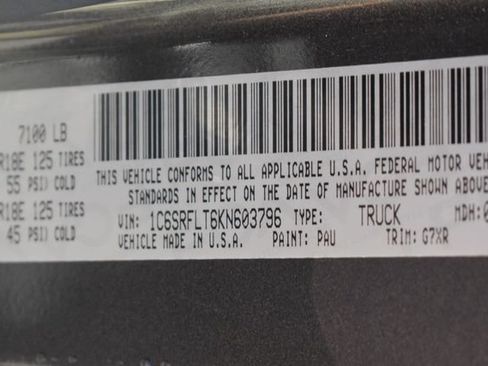 Used 2019 RAM 1500 Rebel w/ Rebel Level 2 Equipment Group AWD/4WD image 13
