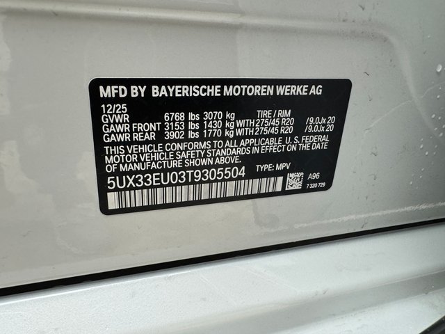 Used 2026 BMW X5 M60i w/ Executive Package AWD/4WD image 30