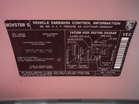 Used 2003 Porsche Boxster S RWD image 59