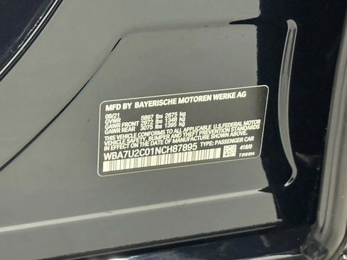 Used 2022 BMW 750i xDrive w/ Luxury Rear Seating Package image 54