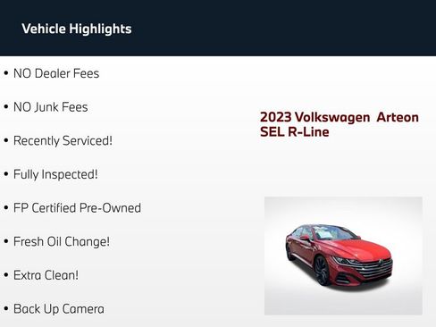 Used 2023 Volkswagen Arteon SEL AWD/4WD image 68