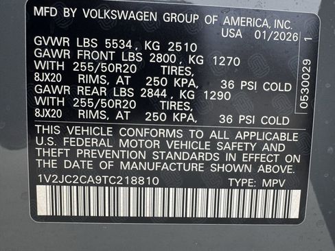 New 2026 Volkswagen Atlas Cross Sport SE FWD image 29