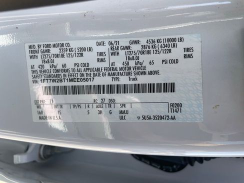 Used 2021 Ford F250 XL w/ STX Appearance Package AWD/4WD image 40
