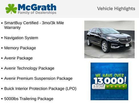 Used 2018 Buick Enclave Avenir w/ Avenir Technology Package AWD/4WD image 6