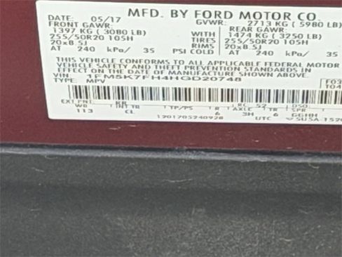 Used 2017 Ford Explorer Limited w/ Equipment Group 301A image 10