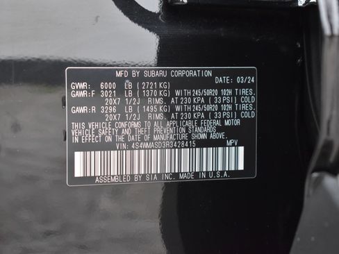 Used 2024 Subaru Ascent Limited AWD/4WD image 38
