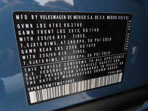 Certified 2026 Volkswagen Tiguan SE FWD image 29