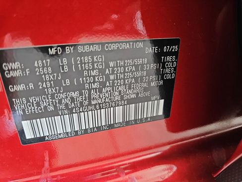 Certified 2025 Subaru Crosstrek 2.5i Limited w/ Crosstrek Mirror Package image 40