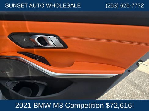 Used 2021 BMW M3 Competition RWD image 23