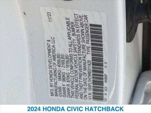 Certified 2024 Honda Civic EX-L image 26