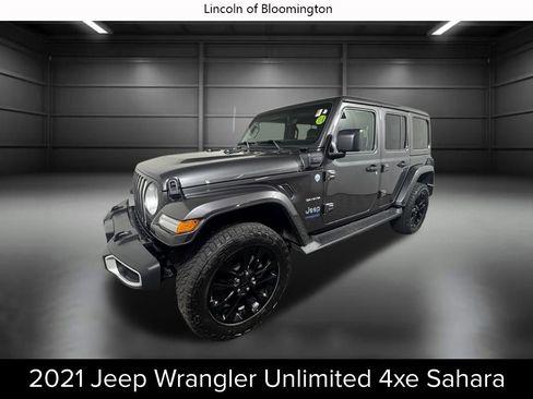 Used 2021 Jeep Wrangler Unlimited Sahara w/ Cold Weather Group image 1
