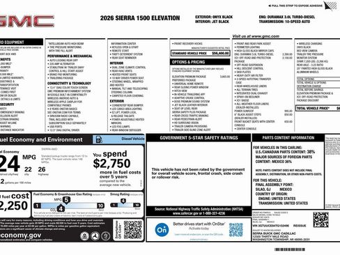 New 2026 GMC Sierra 1500 Elevation w/ Elevation Premium Package image 4