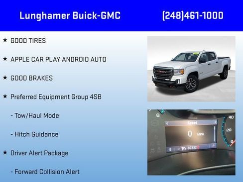 Used 2021 GMC Canyon AT4 w/ Driver Alert Package AWD/4WD image 6
