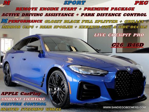 Used 2022 BMW 430i Gran Coupe w/ M Sport Package image 1