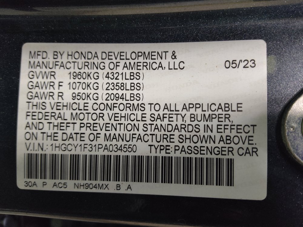 Used 2023 Honda Accord EX image 33
