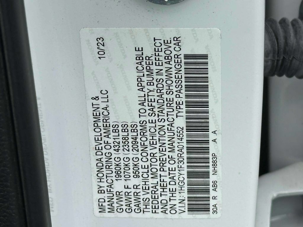 Certified 2024 Honda Accord EX image 16
