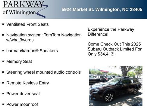Used 2025 Subaru Outback Limited w/ Popular Package #2 AWD/4WD image 6