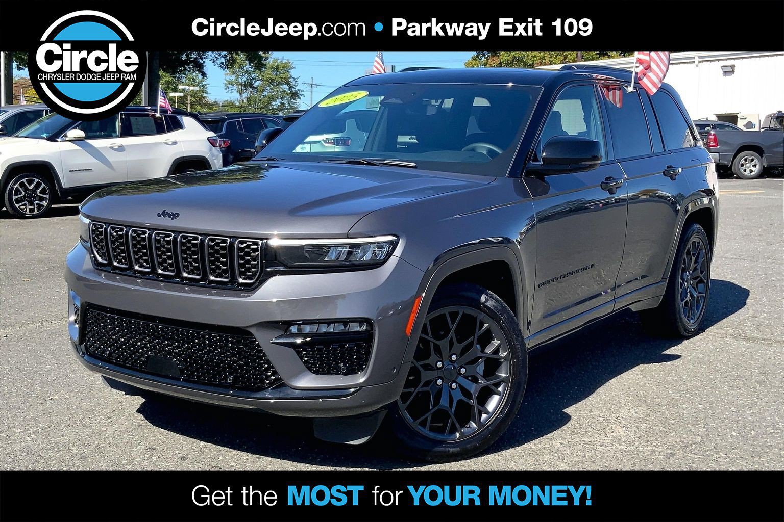 Certified 2025 Jeep Grand Cherokee Summit w/ Obsidian Package AWD/4WD 360° Tour