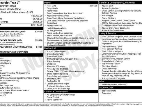 Used 2024 Chevrolet Trax LT w/ Driver Confidence Package FWD image 6