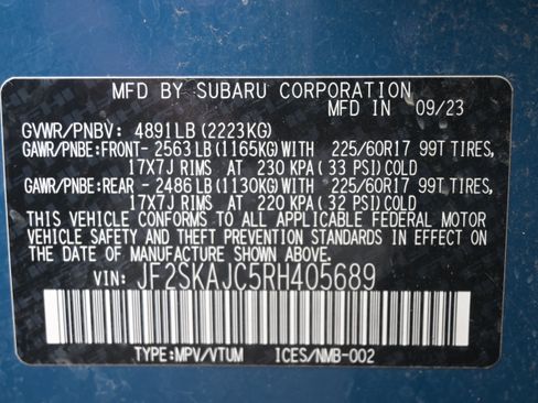 Certified 2024 Subaru Forester Wilderness AWD/4WD image 37