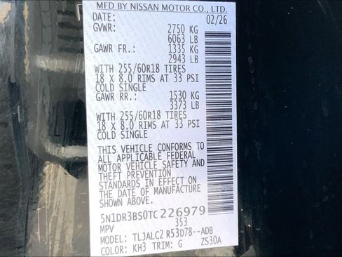 Used 2026 Nissan Pathfinder SV FWD image 36