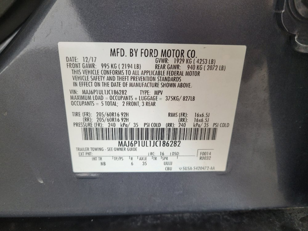 Used 2018 Ford EcoSport SE w/ SE Convenience Package AWD/4WD image 33