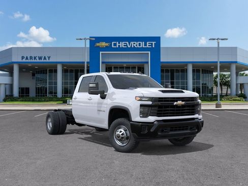 New 2025 Chevrolet Silverado 3500 W/T w/ Snow Plow Prep Package AWD/4WD image 1
