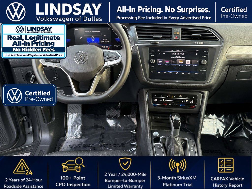 Used 2023 Volkswagen Tiguan SE w/ Panoramic Sunroof Package FWD image 11