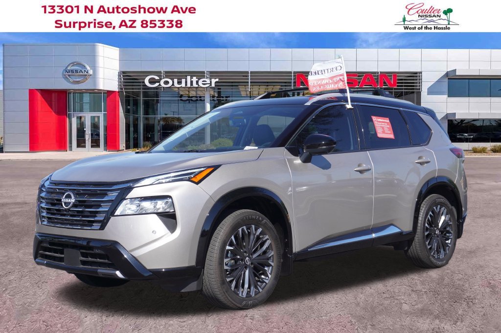 Certified 2025 Nissan Rogue Platinum w/ Platinum Premium Package AWD/4WD 360° Tour