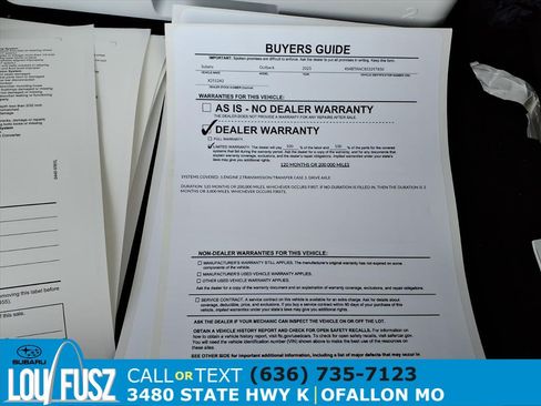Certified 2025 Subaru Outback Limited image 35