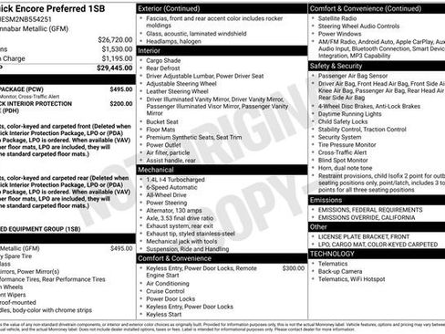 Certified 2022 Buick Encore Preferred w/ Safety Package image 6