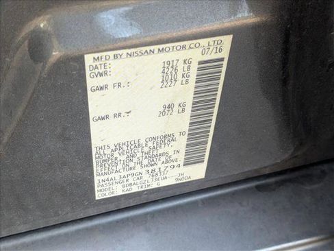 Used 2016 Nissan Altima 2.5 S w/ Power Driver Seat Package image 16