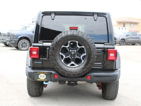 Used 2023 Jeep Wrangler Unlimited Rubicon 4xe w/ Steel Bumper Group AWD/4WD image 4