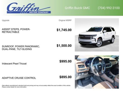 Certified 2022 Chevrolet Tahoe High Country AWD/4WD image 6