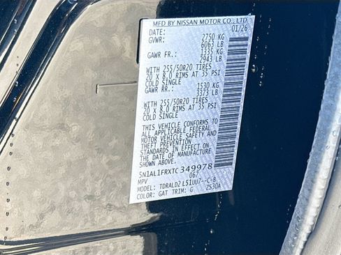 Certified 2026 INFINITI QX60 Luxe w/ Cargo Package FWD image 36