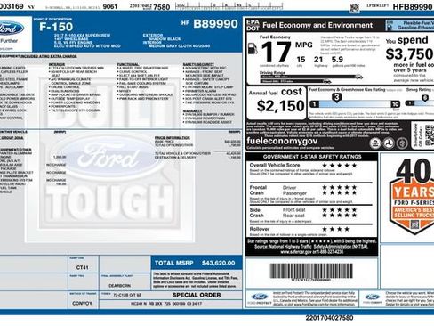 Used 2017 Ford F150 XLT AWD/4WD image 9