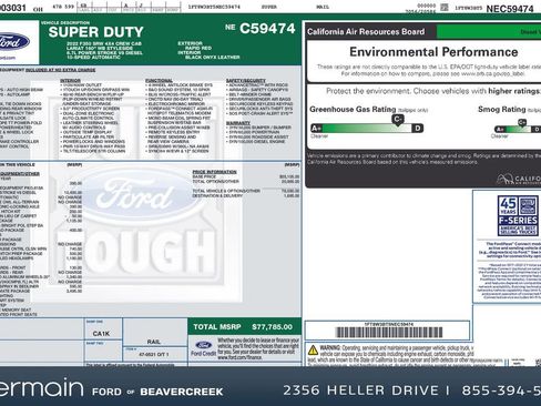 Certified 2022 Ford F350 Lariat w/ Lariat Ultimate Package image 29