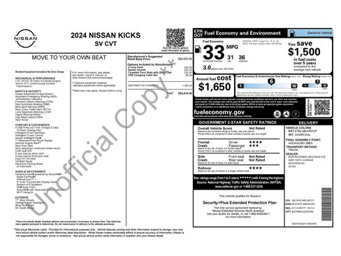 Certified 2024 Nissan Kicks SV FWD image 40