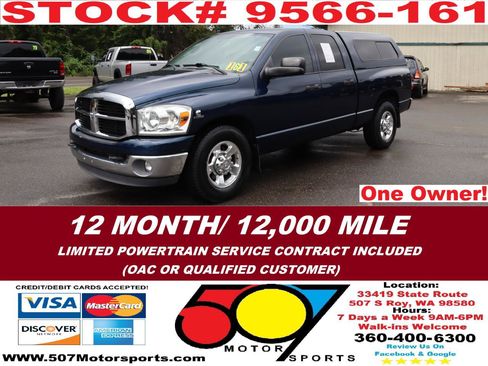 Used 2007 Dodge Ram 2500 Truck SLT w/ Quad Cab Big Horn Value Group RWD image 2