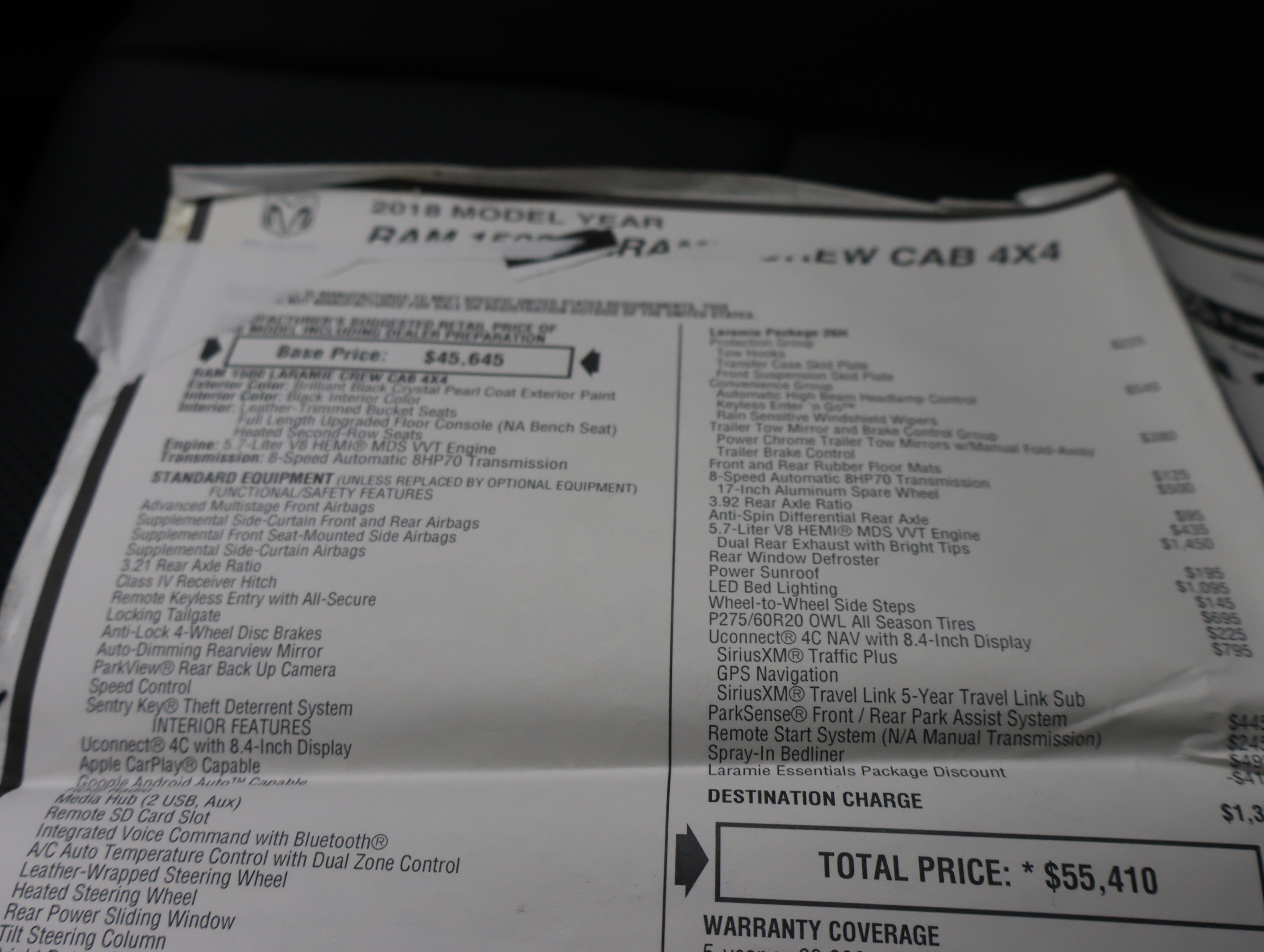 Used 2018 RAM 1500 Laramie w/ Convenience Group AWD/4WD image 64