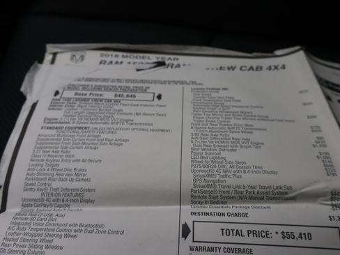 Used 2018 RAM 1500 Laramie w/ Convenience Group AWD/4WD image 64